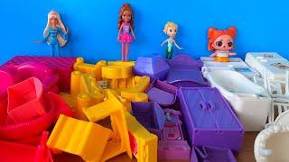 Seçtiğin Renge Göre Odanı Dekore Edelim Barbie Polly Pocket Lol Bebek Elsa