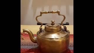 Vintage Brass Solid Big Fine Quality Tea Kettle #tea #teakettle #tealovers #teacafe #teaware