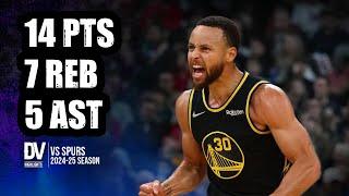 Stephen Curry vs Spurs 14 pts 7 reb 5 ast | Nov 23, 2024 | Regular Season