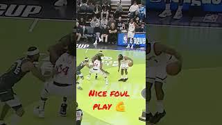 James Harden a nice foul play #nba #highlights today