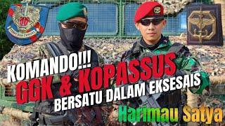 KOMANDO GGK & KOPASSUS BERSATU DALAM EKSESAIS HARIMAU SATYA