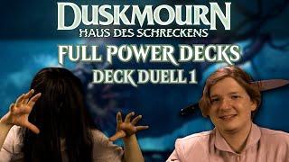 MTG Duskmourn Full Power Deck Duell 1 | Magic the Gathering deutsch | Gameplay | Trader Duel 2024