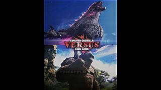 Evolved Godzilla vs King Kong ||#godzilla #monsterverse #kingkong #edit #shorts #1v1 #foryou