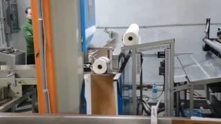 Full automatic toilet paper and kitchen towel rewinding machine and cutting machine production line