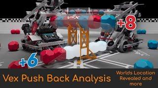 Vex Push Back Initial Thoughts and Analysis