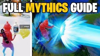 How to Get ALL Dragon Ball Mythics in Fortnite | Capsule Corp Capsules, Kamehameha, and Nimbus Cloud