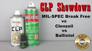 CLP Showdown - MIL-SPEC Break Free vs Clenzoil vs Ballistol