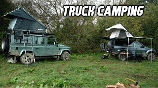 Truck Camping with Kent Survival in some Heavy Rain!