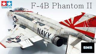 Tamiya NEW 1/48 F-4B Phantom II VF-111. Full build aircraft model kit #61121