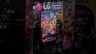 Giant LG kinetic microLED tiles