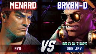 SF6 ▰ MENARD (Ryu) vs BRYAN-D (Dee Jay) ▰ High Level Gameplay