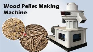 How to make wood pellets with rice husks? | Wood pellet making machine for sale