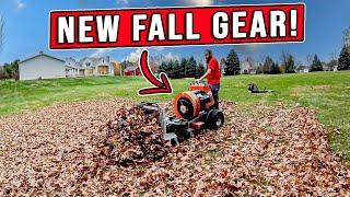 Ultimate Fall Cleanup Setup Revealed! ► New Leaf Plow, Vertex Bagger & RedMax EBZ9000 Blower!