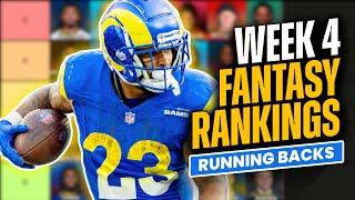 Week 4 Fantasy Football Rankings & Tiers | Running Back Predictions (2024)