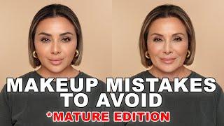 Mature Skin Makeup Mistakes To AVOID