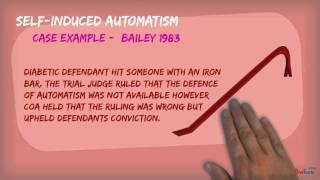 The General Defence of Automatism - A2 Criminal Law