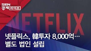 넷플릭스, 韓투자 8,000억…별도 법인 설립