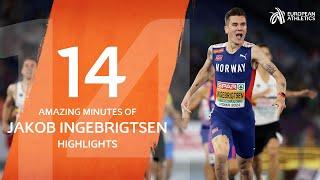 Jakob Ingebrigtsen Highlights  | 14 AMAZING minutes of Distance running dominance! 
