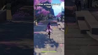 Other genshin archons just say ''Hah'' #genshinimpact #genshin #hoyocreators #hoyoverse