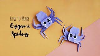 How to Make Origami Spiders