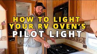 How to Light Your RV's Oven Pilot Light