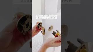 Easy Upgrade:  Brass Door Knobs! https://julieblanner.com/brass-door-knobs/