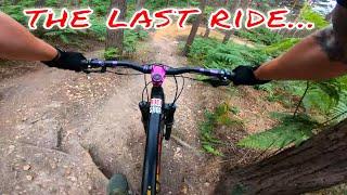 THE LAST RIDE with the Trek Roscoe 8.. GoPro Hero 7 POV MTB trail footage