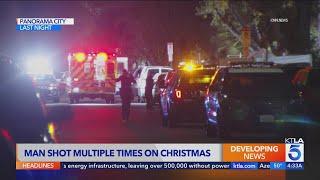 Man fatally shot outside Panorama City apartment building on Christmas Day