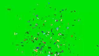 Confetti - Green Screen (No Copyright)