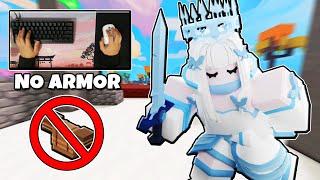 Playing Aery Kit With No Armor Until I Lose (Roblox Bedwars)