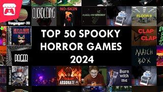 Itch.io's Top 50 Spooky Horror Games of 2024!