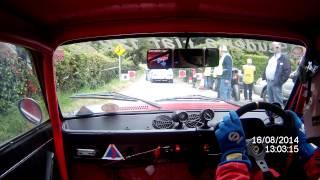 Naul Hillclimb 2014 Fiat 128 1st timed run