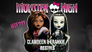 These Dolls were SO Controversial! Monster High Boo-riginal Creepoduction Clawdeen & Frankie Restyle