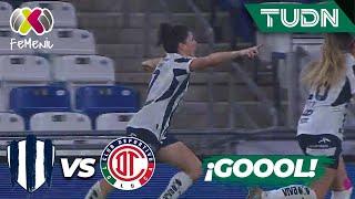 ¡Gol de Rayadas! Lu García cierra la pinza | Monterrey 1-0 Toluca | Liga Mx Femenil AP2024-4tos|TUDN