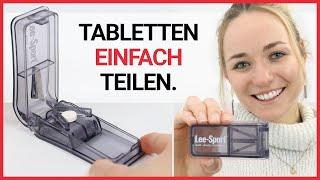 Wie teilt man Tabletten richtig? Lee-Sport® Tablettenteiler.