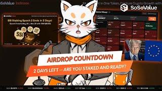 Airdrop Countdown2 Days Left — Are You Staked and Ready? - SoSoValue News