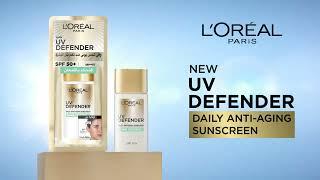 NEW UV DEFENDER DAILY ANTI-AGING SUNSCREEN WITH SPF50+ | L’Oréal Paris