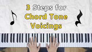 3 Steps To Make CHORD TONE Voicing | All Of Me