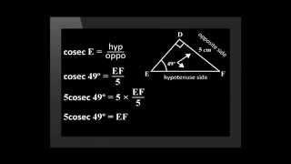 Introducing Cosec, Sec and Cot