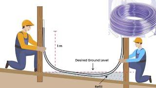 How to use the easiest levelling instrument (Water level)