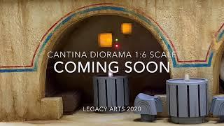 CANTINA DIORAMA 1:6 SCALE TEASER LEGACY ARTS CUSTOM DIORAMAS FAN ART SIDESHOW HOT TOYS 12“