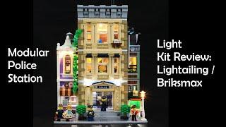 Modular Police Station Light Kit Review - Lightailing / Briksmax