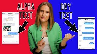 SECRET To AVOID DRY Text Conversations \\ How To Text and How Flirt With A Girl Over Text
