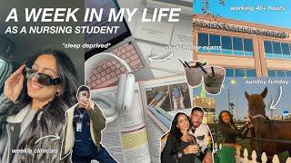 A WEEK IN MY LIFE AS A NURSING STUDENT // studying for exams, working full time as an LPN, & more!