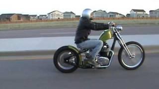 G&L Choppers - Josh riding his XS650