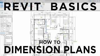 Revit Architecture: How to Dimension Plans properly | BIM Modeling