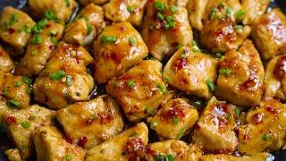 This Garlic Chicken Recipe has the best garlic sauce ever!