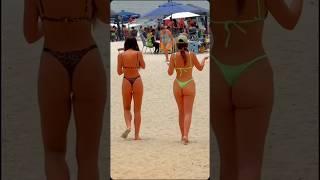 micro bikini try on2024  #bikini #beach #shorts