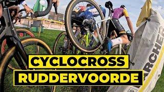 SUPERPRESTIGE CYCLOCROSS RACE @ RUDDERVOORDE - GoPro hero 12 BIKE FOOTAGE - 4K 60 fps