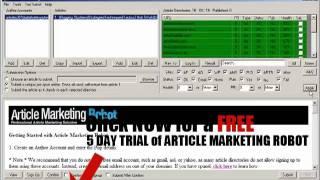 Article Marketing Robot Video 1